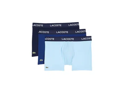 Lacoste 3-pack Solid With Semi Fancy Belt Underwear Trunks