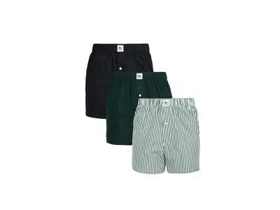 Lacoste 3-pack Striped Cotton Poplin Boxers