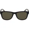 Lacoste 52mm Rectangular Sunglasses In Black