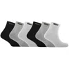 Lacoste 6 Pack Ankle Socks In Multi
