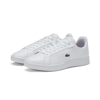 Lacoste T-clip 皮质运动鞋 In White