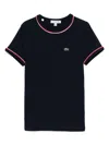 Lacoste Accent Jersey T-shirt In Blue