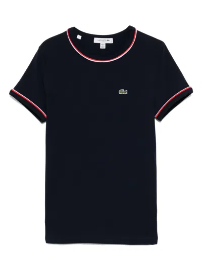 Lacoste Accent Jersey T-shirt In Blue