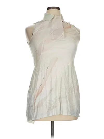 Pre-owned Lacoste Active T-shirt In Ivory