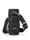 Lacoste Alligator Logo Plaque Shoulder Bag In Black