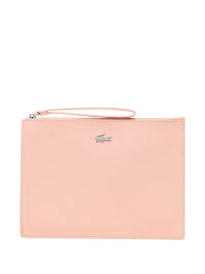 Lacoste Anna Clutch Bag In Pink