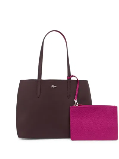 Lacoste Anna Logo-plaque Reversible Tote Bag In Multi