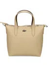 Lacoste Anna Mini Tote Bag In Neutral