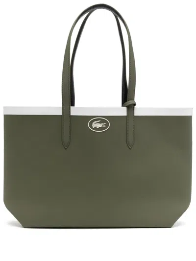 Lacoste Anna Reversible Tote Bag In Green