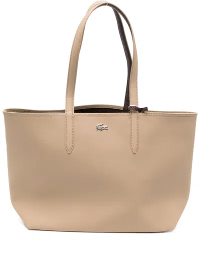 Lacoste Anna Reversible Tote Bag In Neutral