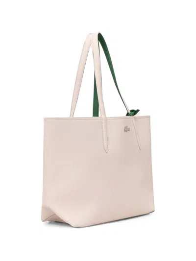Lacoste Anna Reversible Tote Bag In Pink