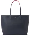 Lacoste Anna Tote Bag In Blue