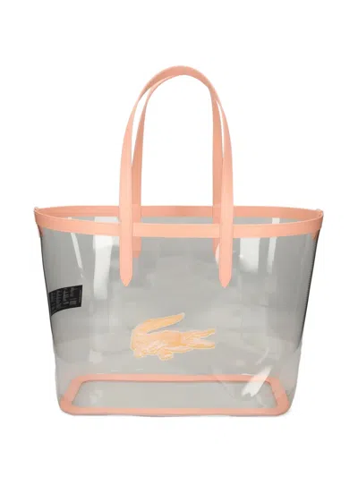 Lacoste Anna Tote Bag In Neutral
