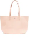 Lacoste Anna Tote Bag In Pink