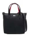 Lacoste Anna Vertical Tote Bag In Black