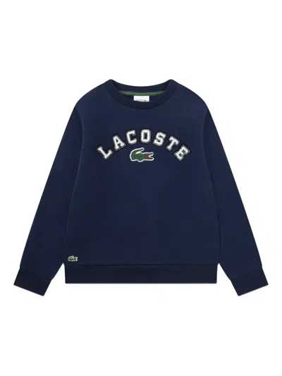 LACOSTE APPLIQUÉ CREW-NECK SWEATER