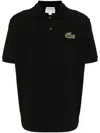 Lacoste Classic Fit Original L.12.12 Polo Clothing In Black