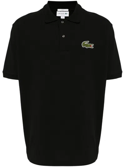 Lacoste Classic Fit Original L.12.12 Polo Clothing In Black