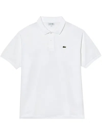 Lacoste Appliqué "white" Polo Shirt