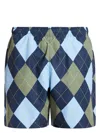 Lacoste Multicolor Quick-dry Swim Shorts In Blau