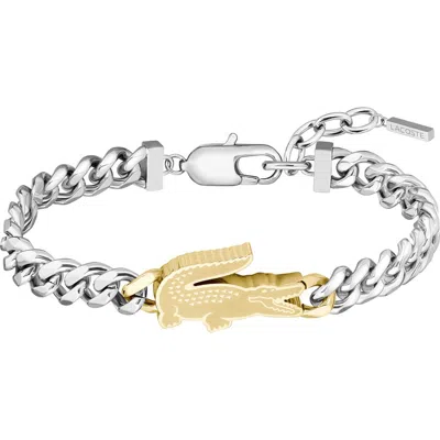 Lacoste Arthor Crocodile Pendant Bracelet
