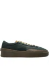 Lacoste Aura Leather Sneakers In Green