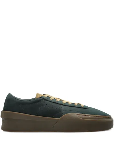 Lacoste Aura Leather Sneakers In Green