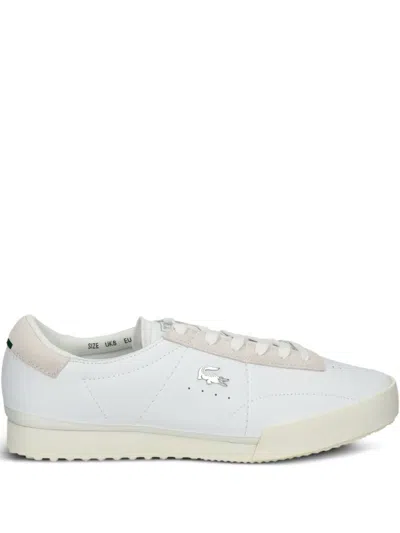 Lacoste Aura Leather Sneakers In White