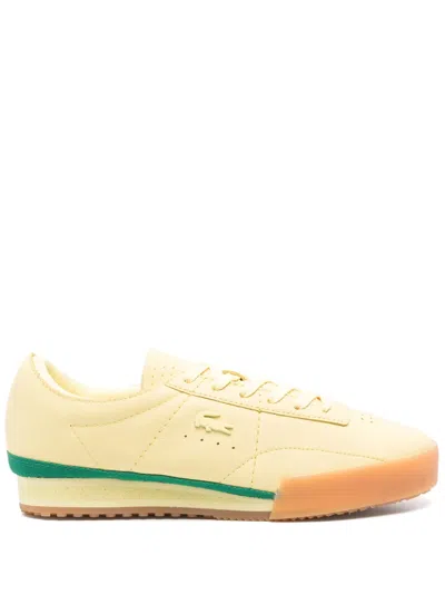 Lacoste Aura Runway Sneakers In Yellow