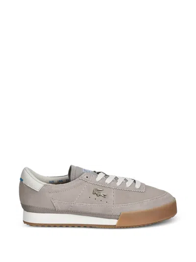 Lacoste Aura Suede Sneakers In Gray