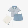 Lacoste Babies' Printed Set With Bag - 12m In White