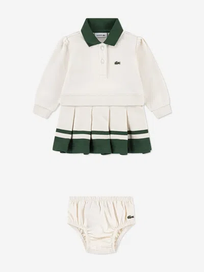 Lacoste Baby Girls Mon Premier Dress In White