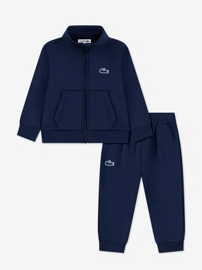 Lacoste Kids'  Baby Tech Fleece Tracksuit In Navy
