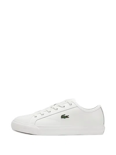 Lacoste Backcourt Logo-detail Sneakers In White