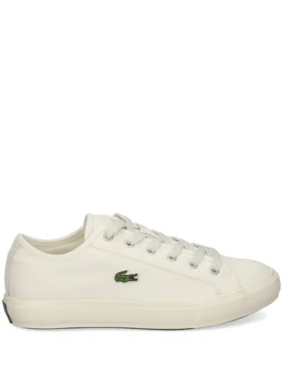Lacoste Off-white Backcourt Sneakers In 18c Off Wht/off Wht