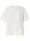 Lacoste Badge Washed T-shirt In Neutrals
