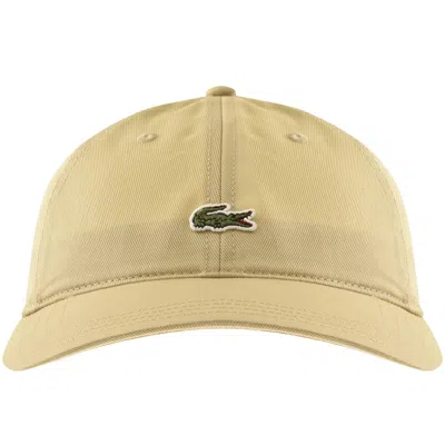 Lacoste Baseball Cap Beige In Neutral