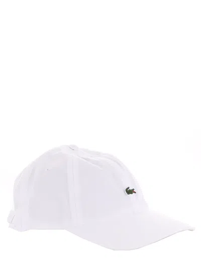 Lacoste Baseball Hat In White