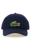 Lacoste Unisex Adjustable Organic Cotton Twill Cap