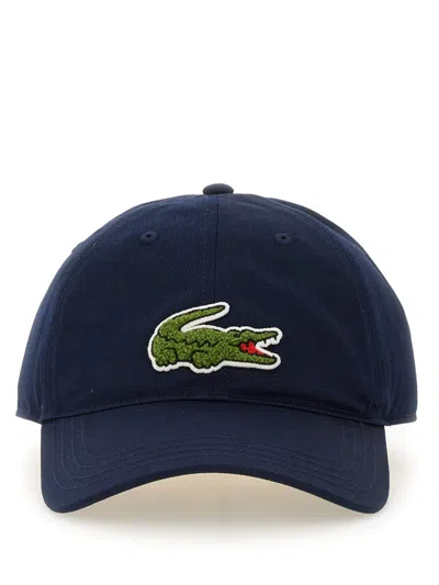 LACOSTE LACOSTE BASEBALL HAT WITH LOGO EMBROIDERY