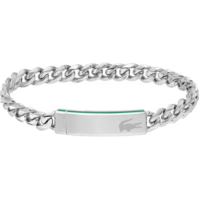 Lacoste Baseline Bracelet In Silver