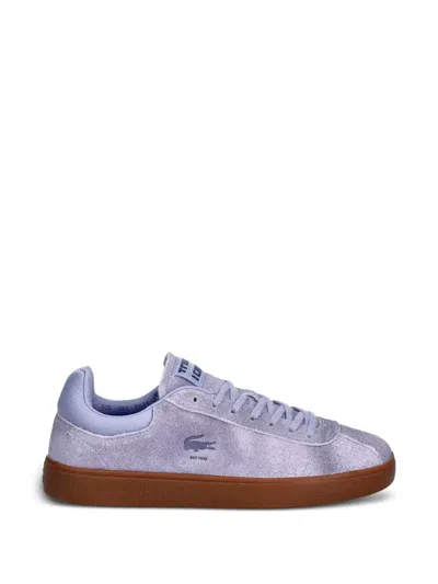 Lacoste Baseshot Low-top Sneakers In Purple