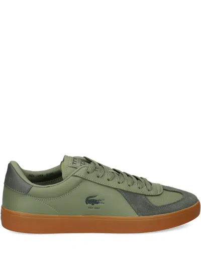 Lacoste Baseshot Pro Leather Sneakers In Green