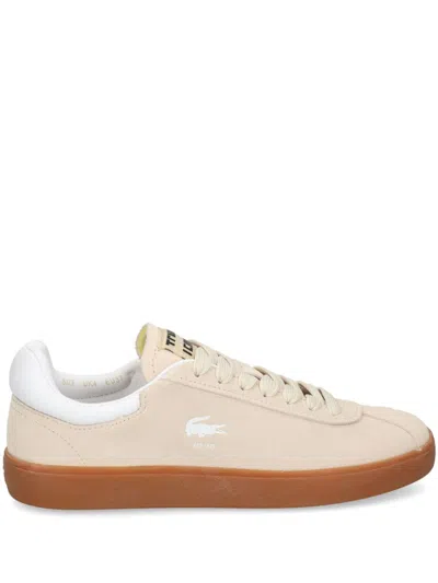 Lacoste Baseshot Sneakers In Neutrals