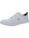 Lacoste Bayliss Mens Leather Low Top Sneakers In White