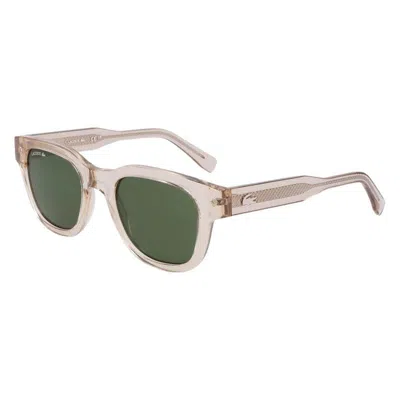 Lacoste Beige Acetate Sunglasses In Neutral