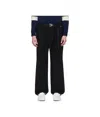 Lacoste Belt Loops Slacks In Black