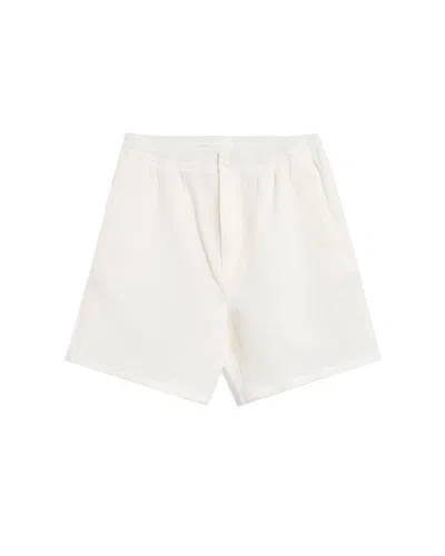 LACOSTE WHITE TEXTURED BERMUDA
