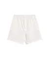 Lacoste Bermuda Testurizzato Bianco In White