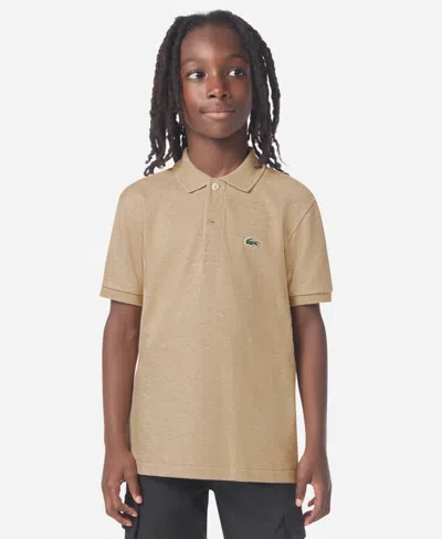 Lacoste Kids' Big Boys Cotton Petit Pique Polo Shirt In Burgundy